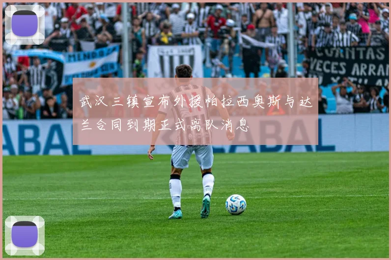 武汉三镇宣布外援帕拉西奥斯与达兰合同到期正式离队消息